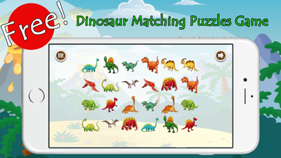 Dinosaur Matching Remember Puzzles Games For Kids Screenshots