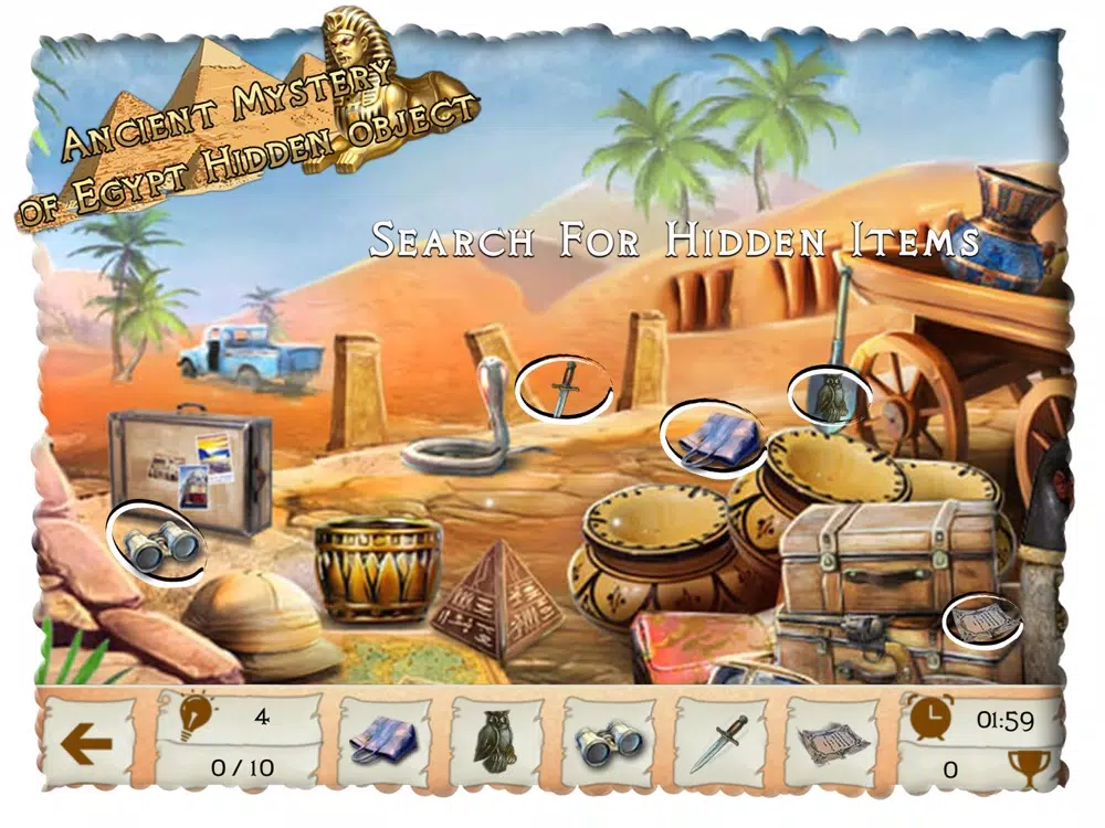 ภาพหน้าจอของ Ancient Mystery Of Egypt iPad