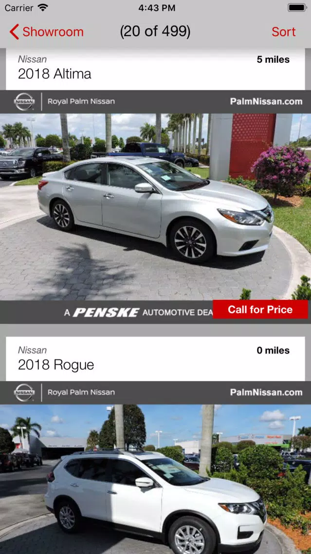 تصاویر Royal Palm Nissan DealerApp