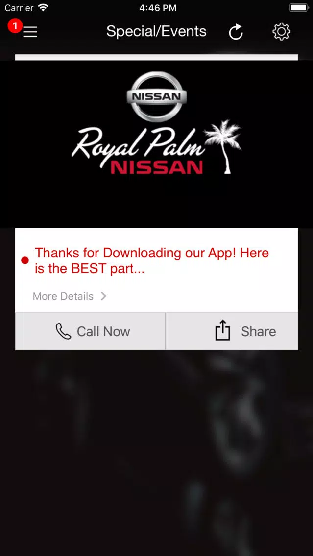 تصاویر Royal Palm Nissan DealerApp