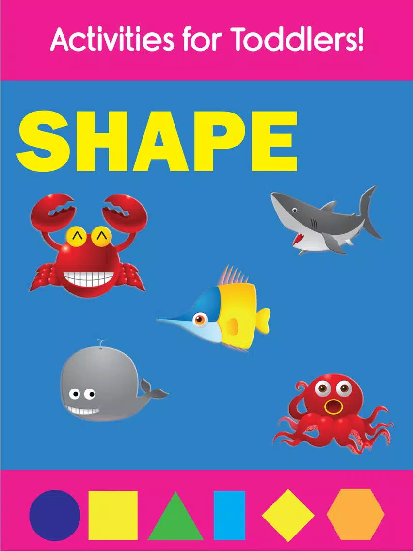 Basic Shapes and Puzzle Games for Toddler Brain Development iPad Screenshots