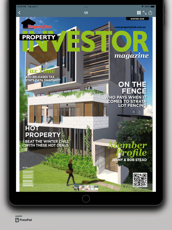 Property Club Magazine iPad Screenshots