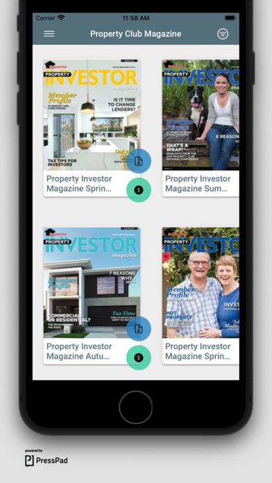 Property Club Magazine Screenshots