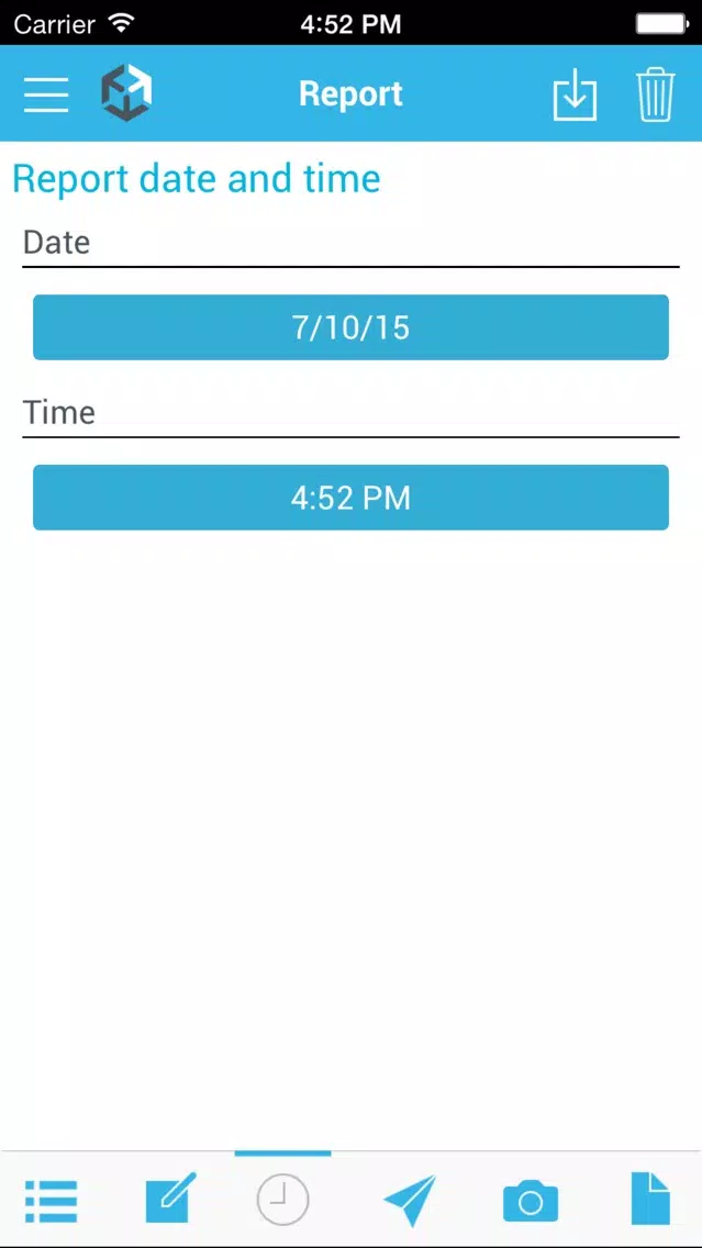 PRETECT incident reporting Screenshots