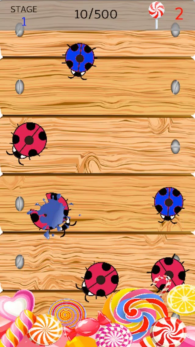 Capturas de tela do Ladybug Smasher 【Popular Apps】