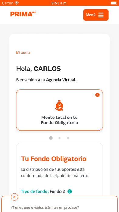 Prima AFP Screenshots