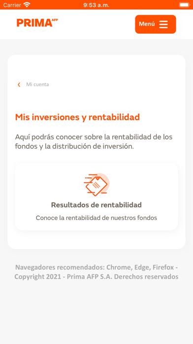 Prima AFP Screenshots
