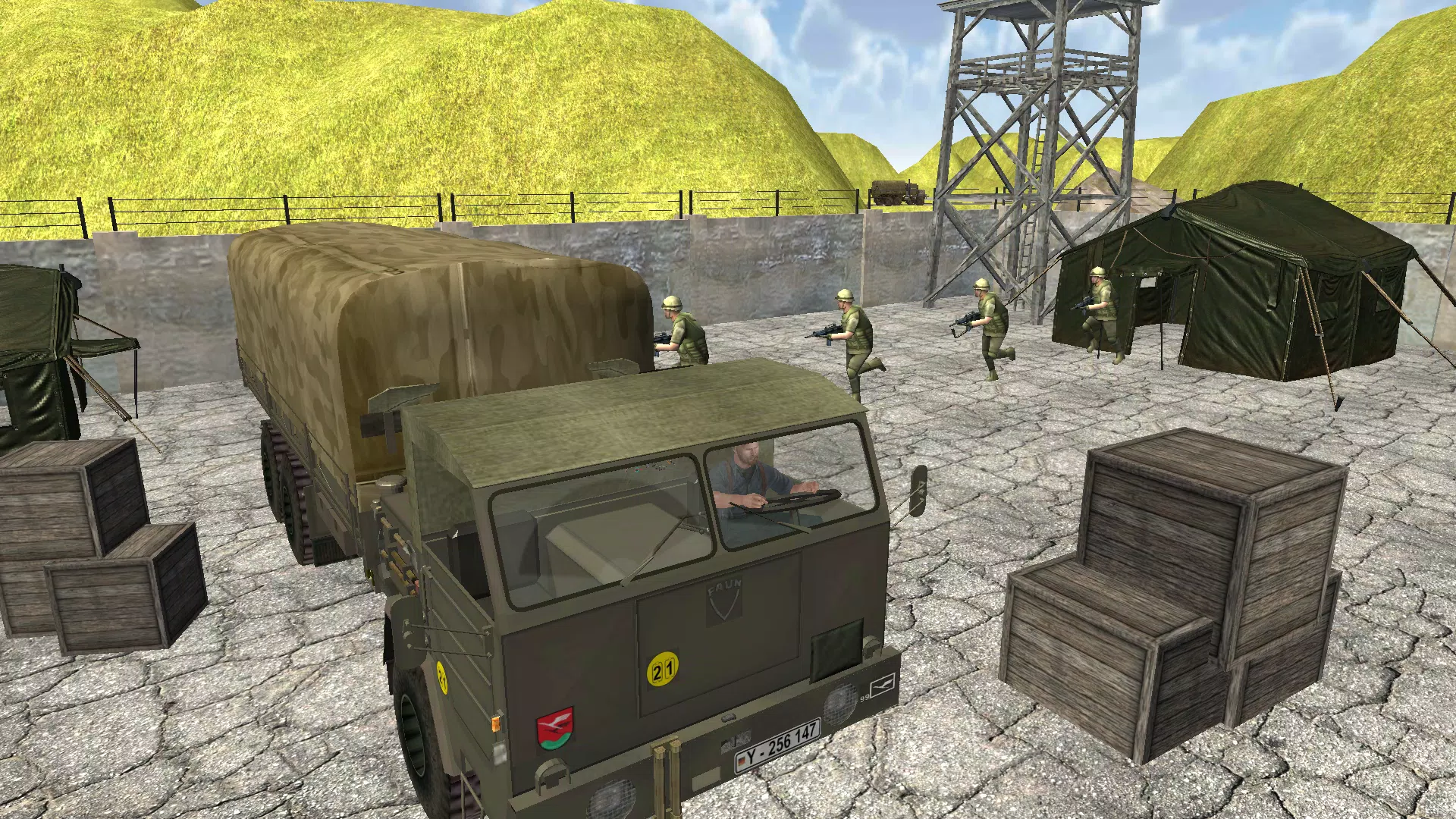 Zrzuty ekranu US Army Cargo Transport Truck