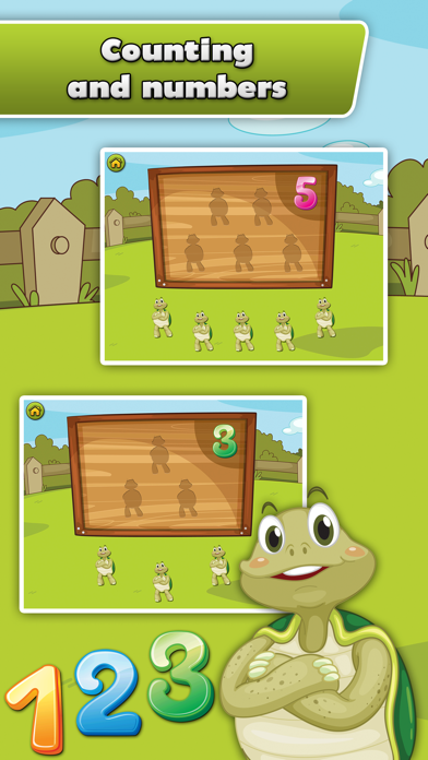 Turtle Math for Kids - Children Learn Numbers, Addition and Subtraction Screenshots