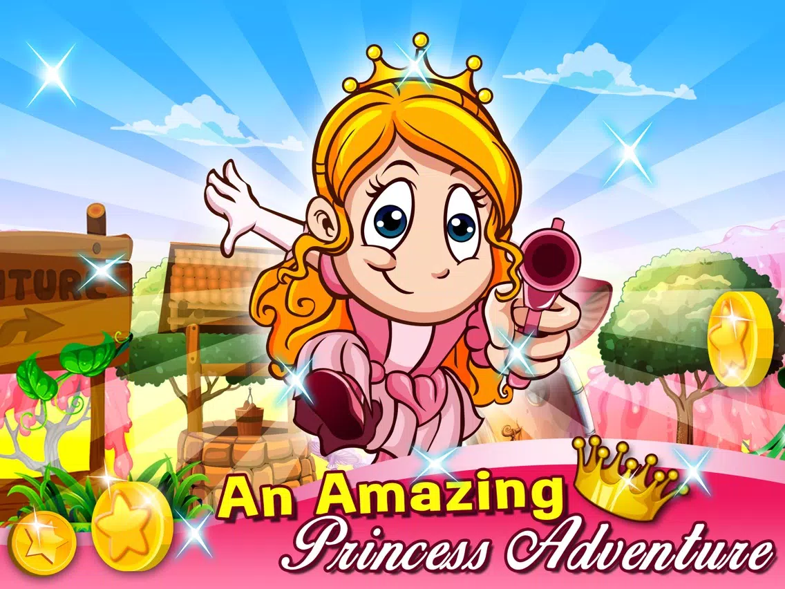 A Princess Gymnastics Fashion Girly Run - play 3d run-ing & shoot-ing kids games for girls iPad 应用截图