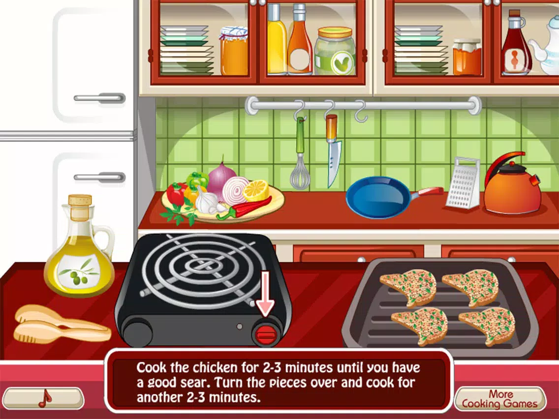 Captures d'écran de Cooking the First Chicken - girl games for kids iPad