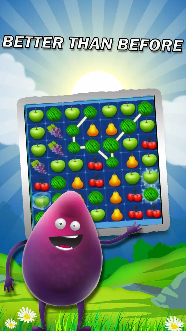 Crazy Fruit Link Ace match 3 fruit sugar mania and fruit blast bomb - Puzzle Game Free Screenshots