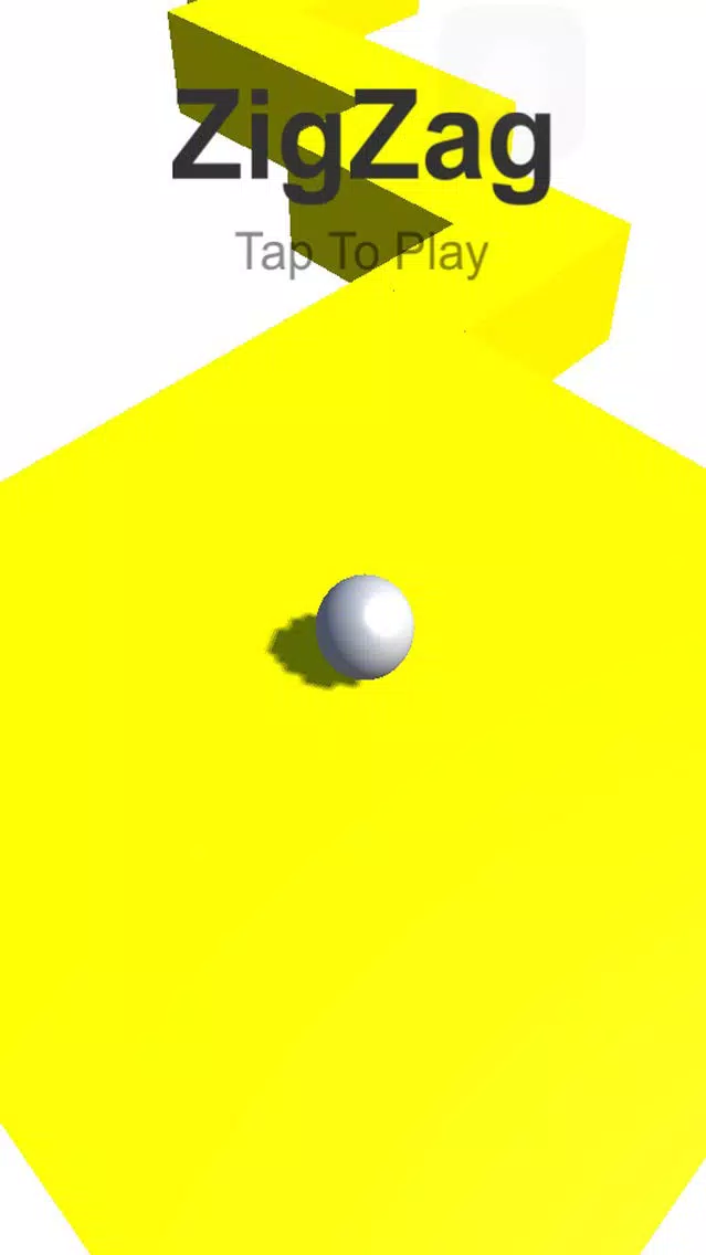 Zig Zag pullze game : run ball in skye Screenshots