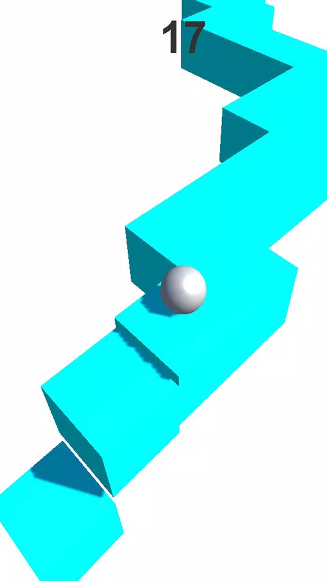 Zig Zag pullze game : run ball in skye Screenshots