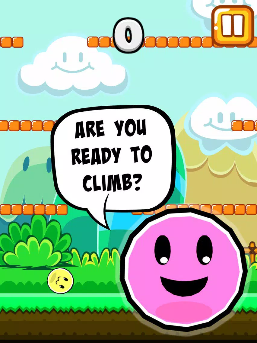 Jumpy Smiley - The endless adventures of a bouncing skippy geometry ball iPad Screenshots
