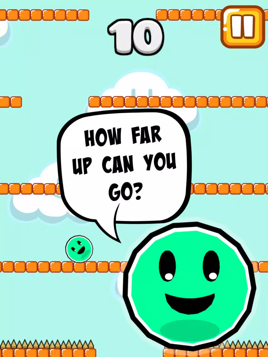 Jumpy Smiley - The endless adventures of a bouncing skippy geometry ball iPad Screenshots