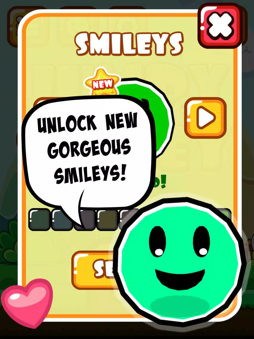 Jumpy Smiley - The endless adventures of a bouncing skippy geometry ball iPad Screenshots