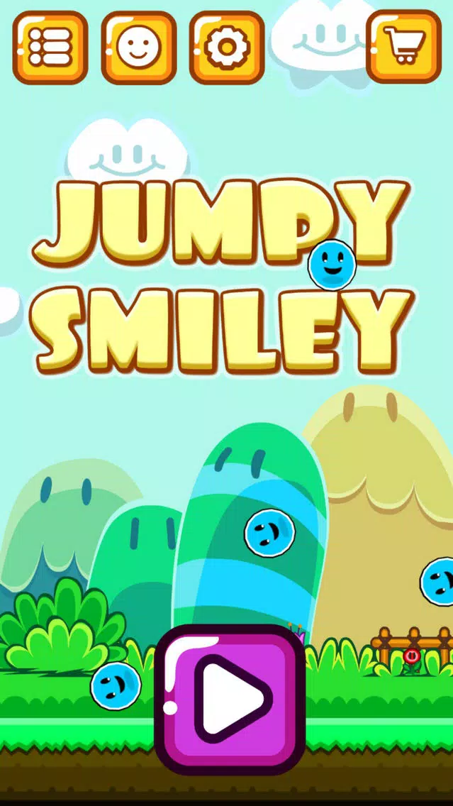 Jumpy Smiley - The endless adventures of a bouncing skippy geometry ball Screenshots