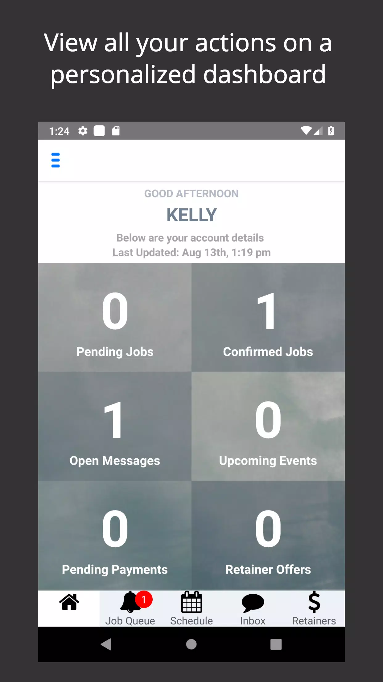ภาพหน้าจอของ Priv Pro App