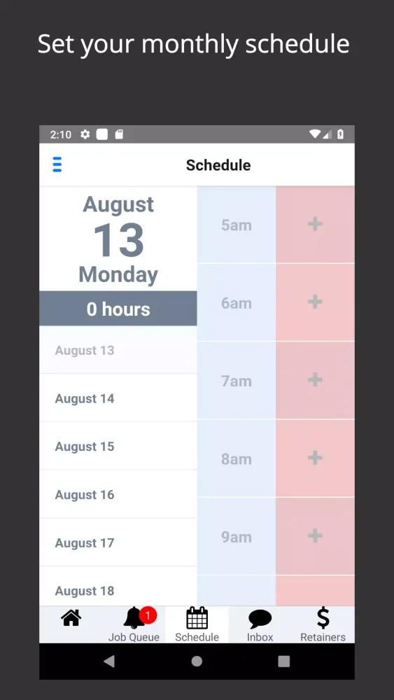 Priv Pro App Screenshots