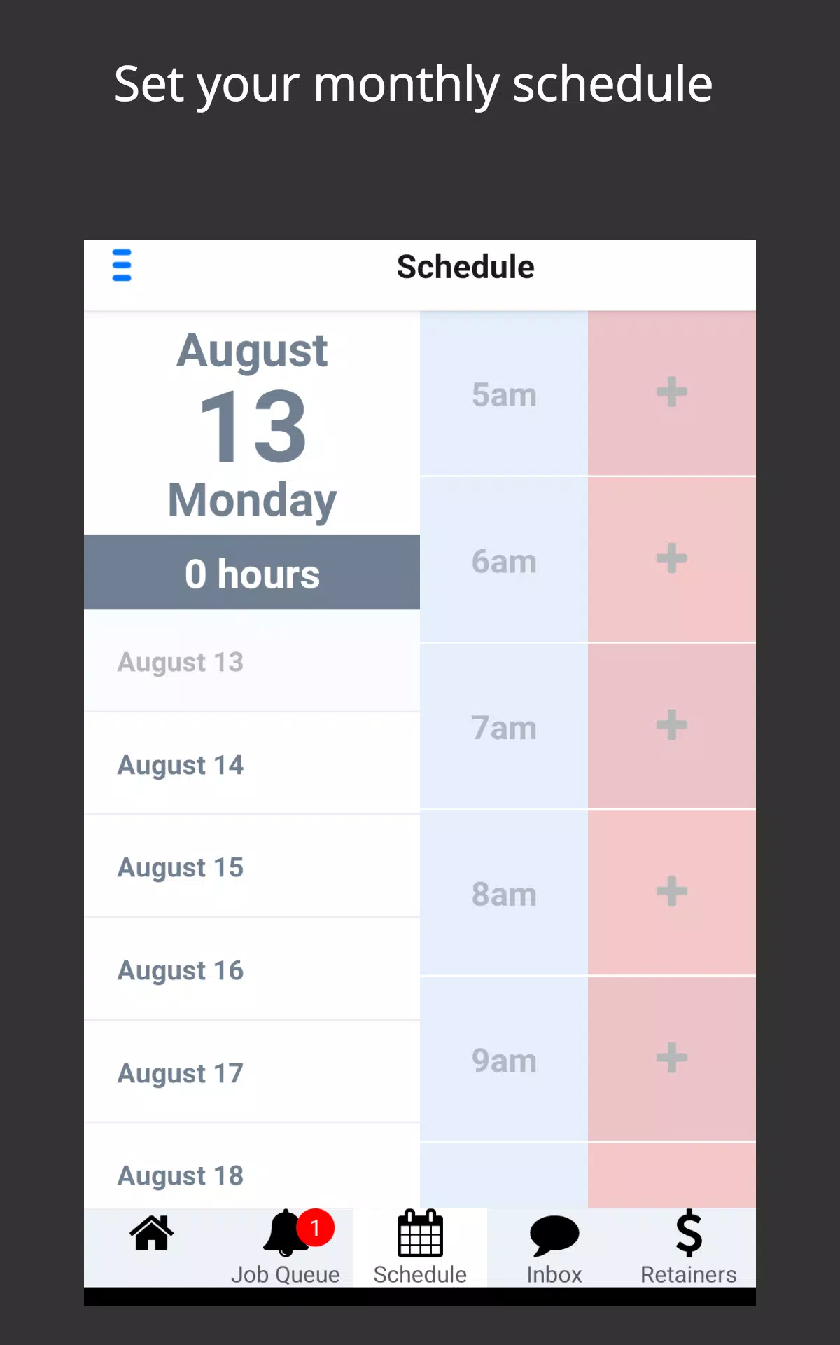 ภาพหน้าจอของ Priv Pro App