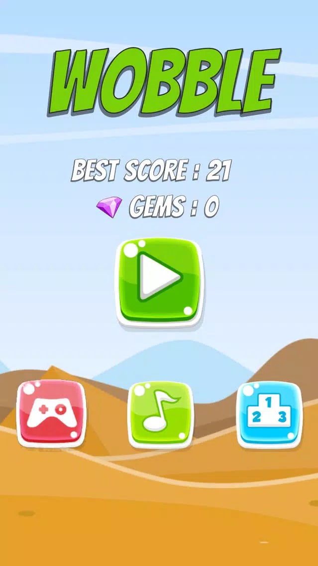 Capturas de tela do Wobble - Swing Jump Game