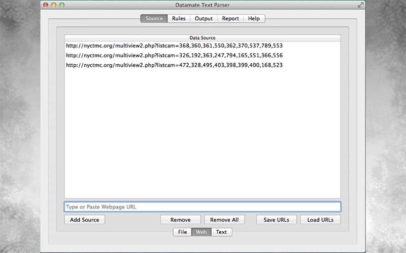 Datamate Text Parser Screenshots