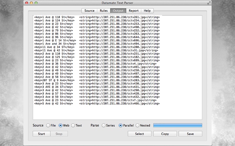 Datamate Text Parser Screenshots