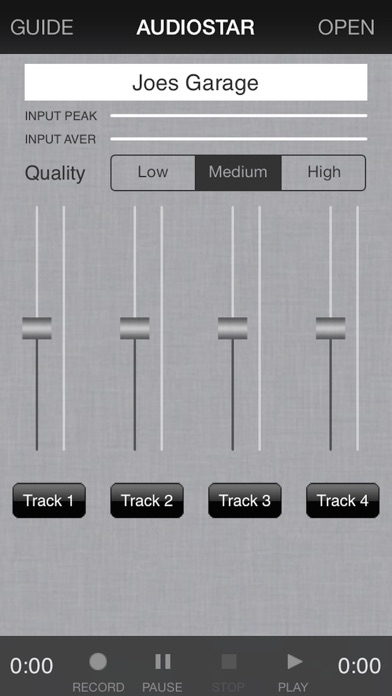 Capturas de pantalla de Audiostar Multitrack Mixer