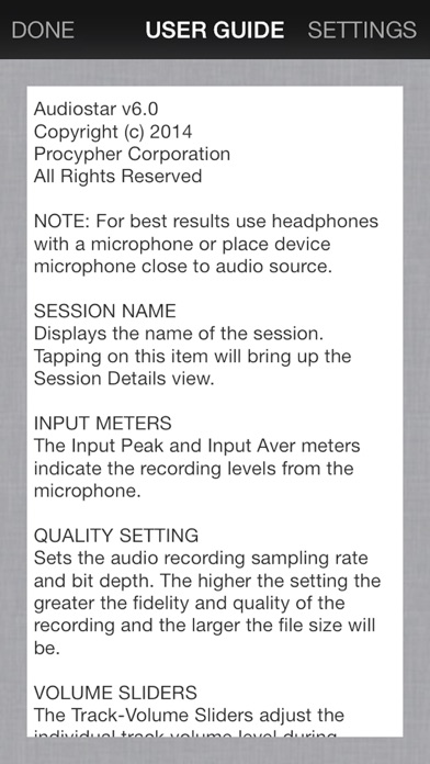 Capturas de pantalla de Audiostar Multitrack Mixer