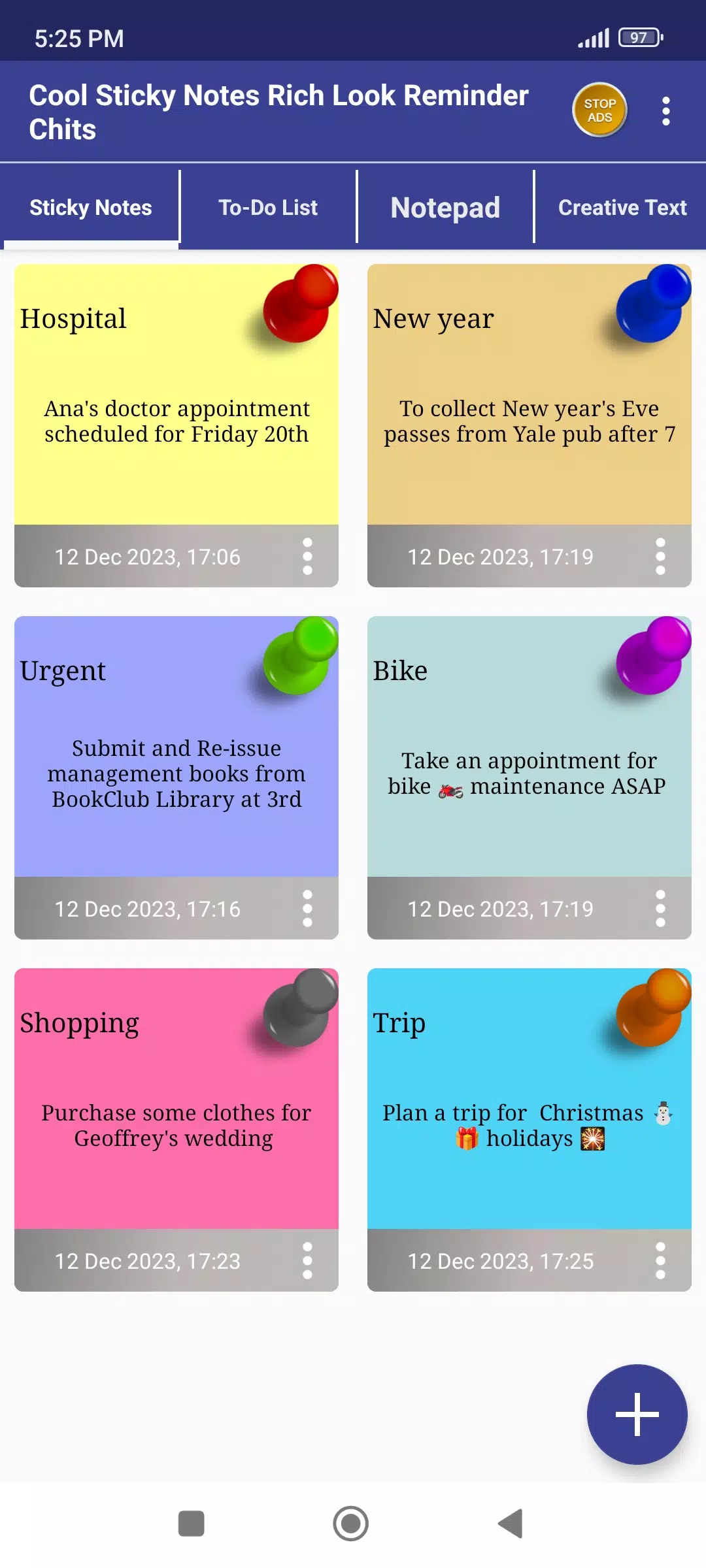 Cool Sticky Notes Rich Notepad Screenshots