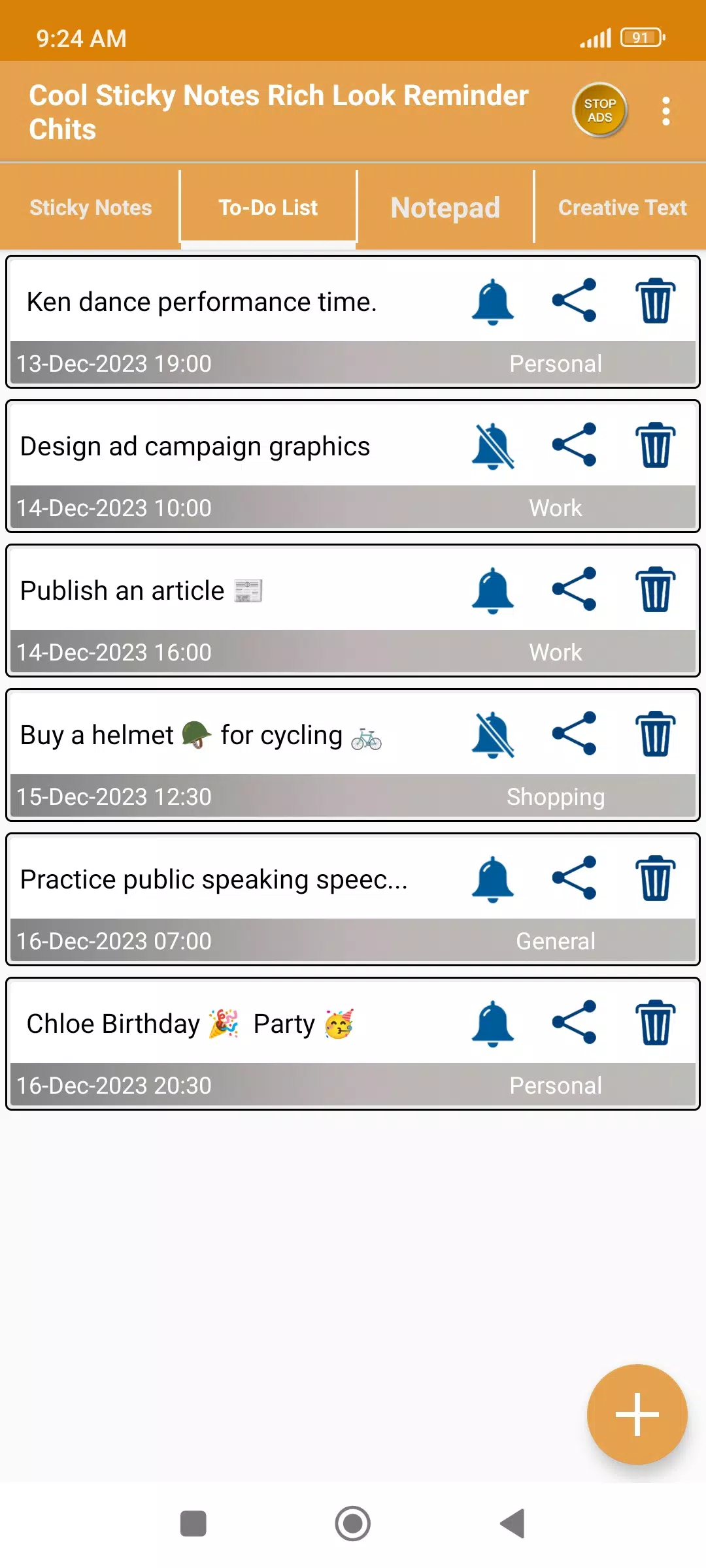 Cool Sticky Notes Rich Notepad Screenshots