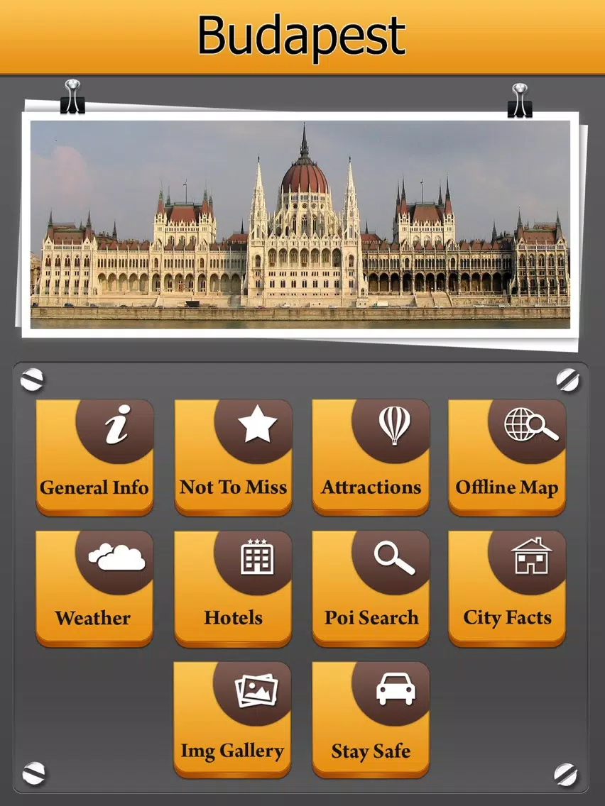 Budapest Offline Map City Guide iPad Screenshots
