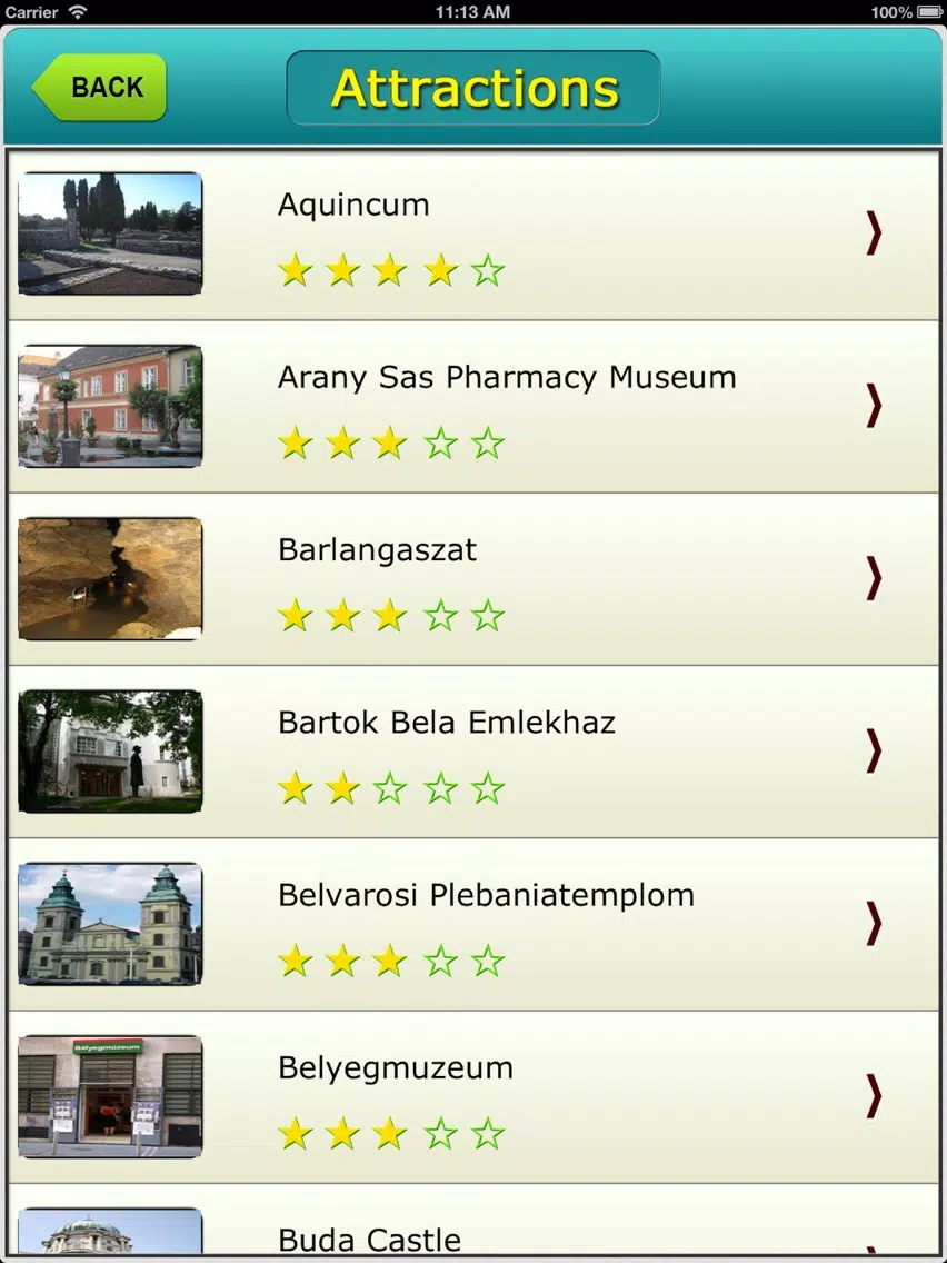 Budapest Offline Map City Guide iPad Screenshots