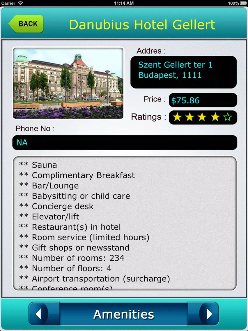 Budapest Offline Map City Guide iPad Screenshots