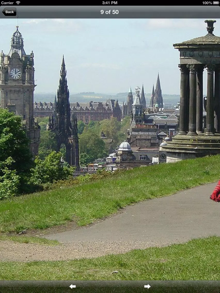Edinburgh Offline Map Guide iPad Screenshots