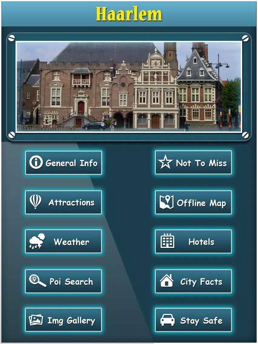 Haarlem Offline Travel Guide iPad Screenshots