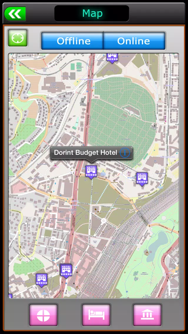 Stuttgart Offline Map Guide Screenshots