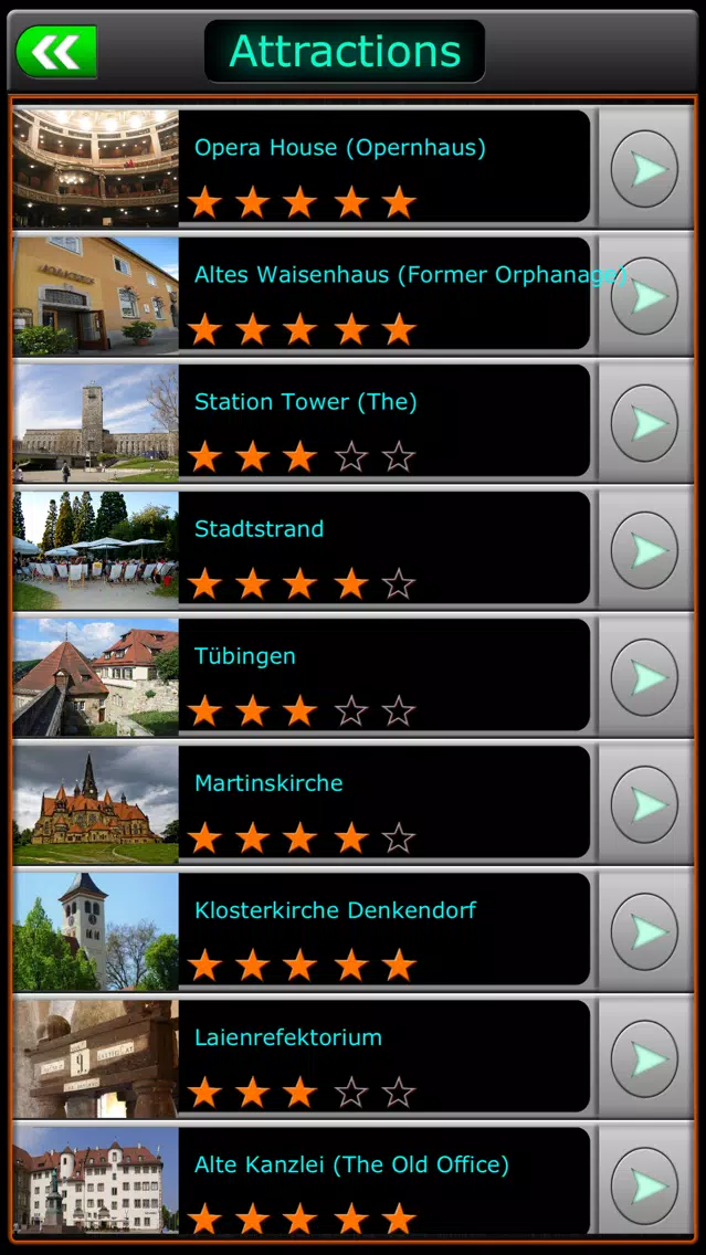Stuttgart Offline Map Guide Screenshots