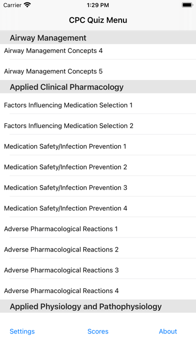 CPC Prep Screenshots