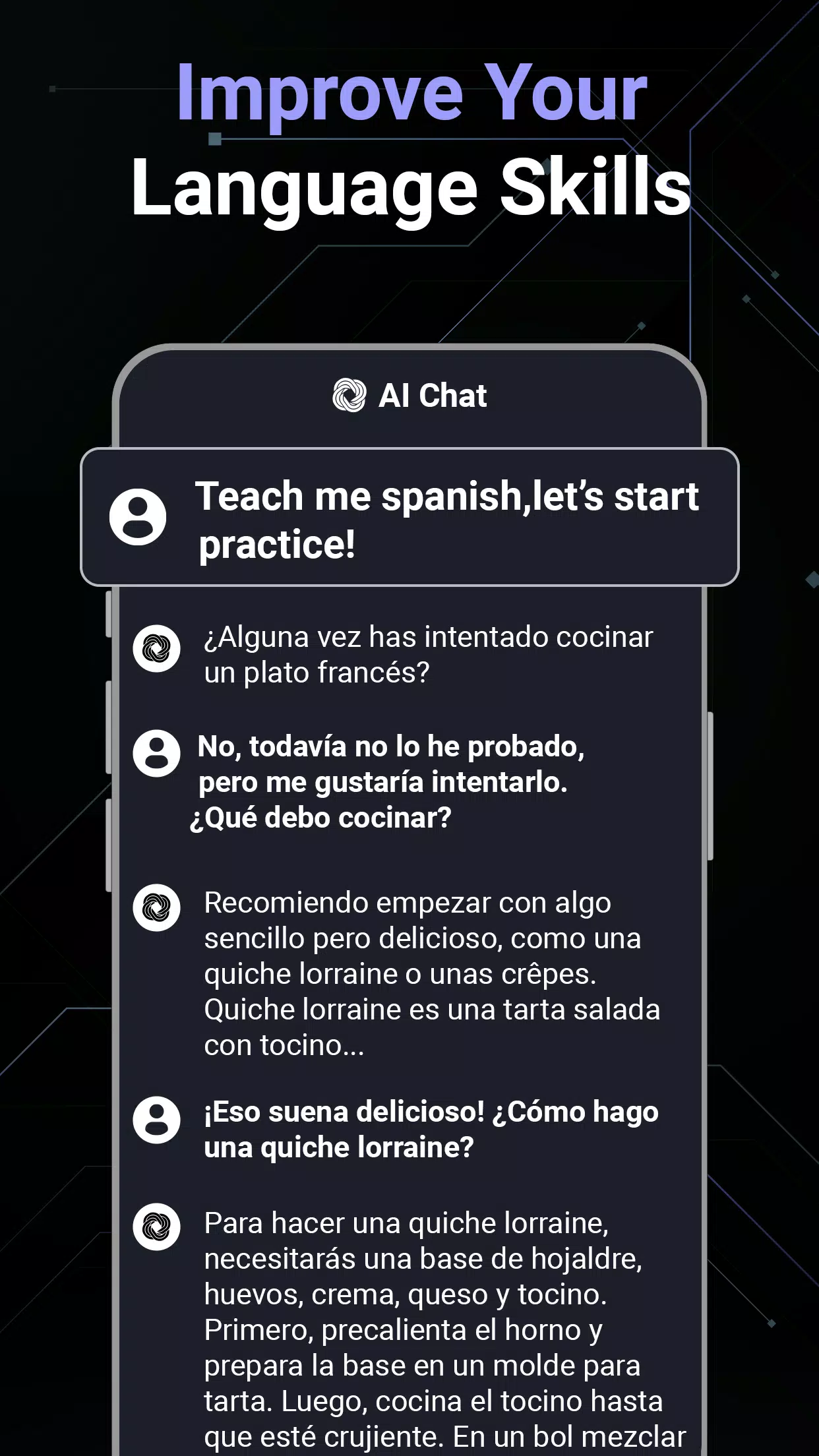 AI Chat Screenshots