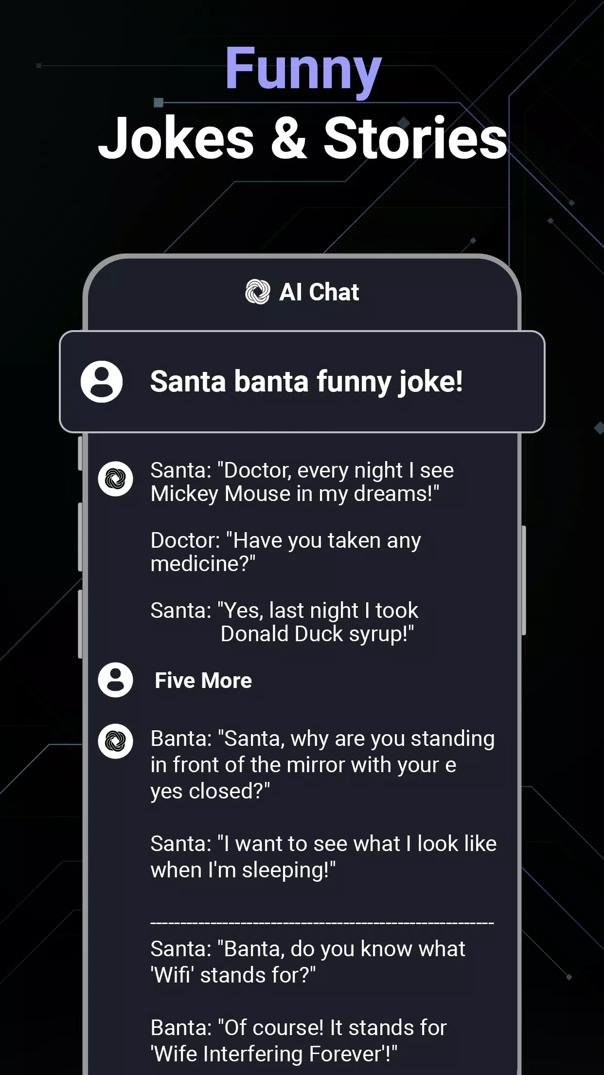 AI Chat Screenshots