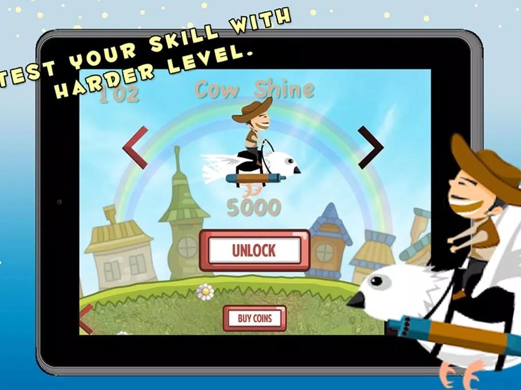 ภาพหน้าจอของ Mr Bird Crossy Flying double shooting iPad 