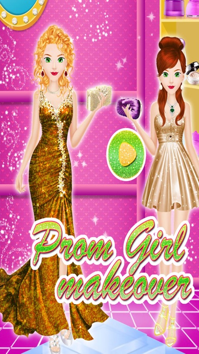 Prom Girl Makeover - Make Up & Dress Up Girls Spa स्क्रीनशॉट