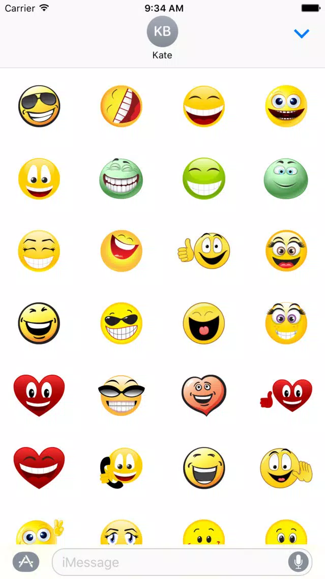 Happy Stickers Set Screenshots