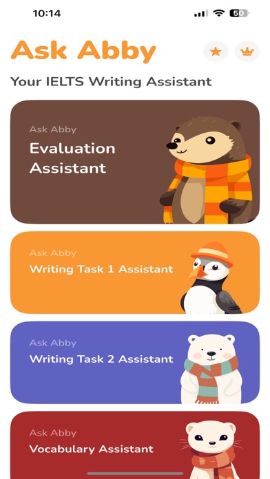 Ask Abby - IELTS Assistant Screenshots