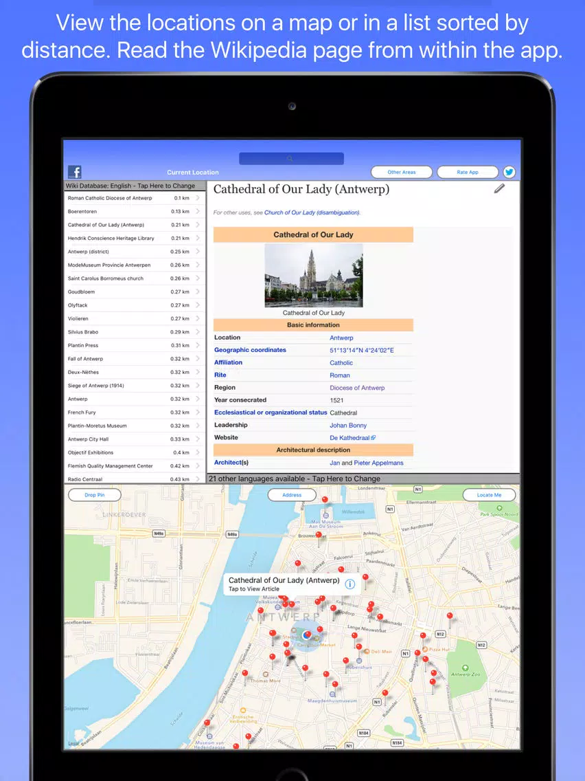 Antwerp Wiki Guide iPad Screenshots