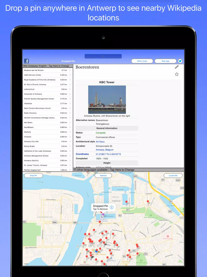 Antwerp Wiki Guide iPad Screenshots