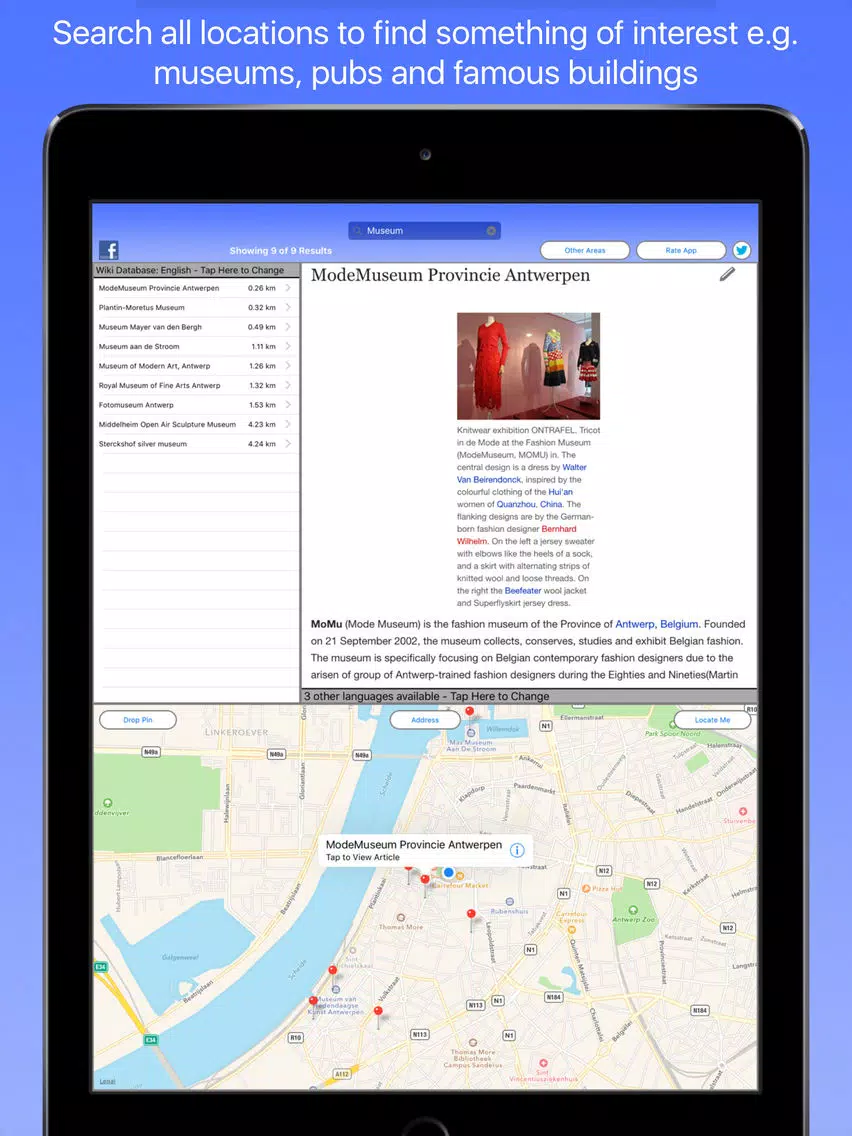 Antwerp Wiki Guide iPad Screenshots