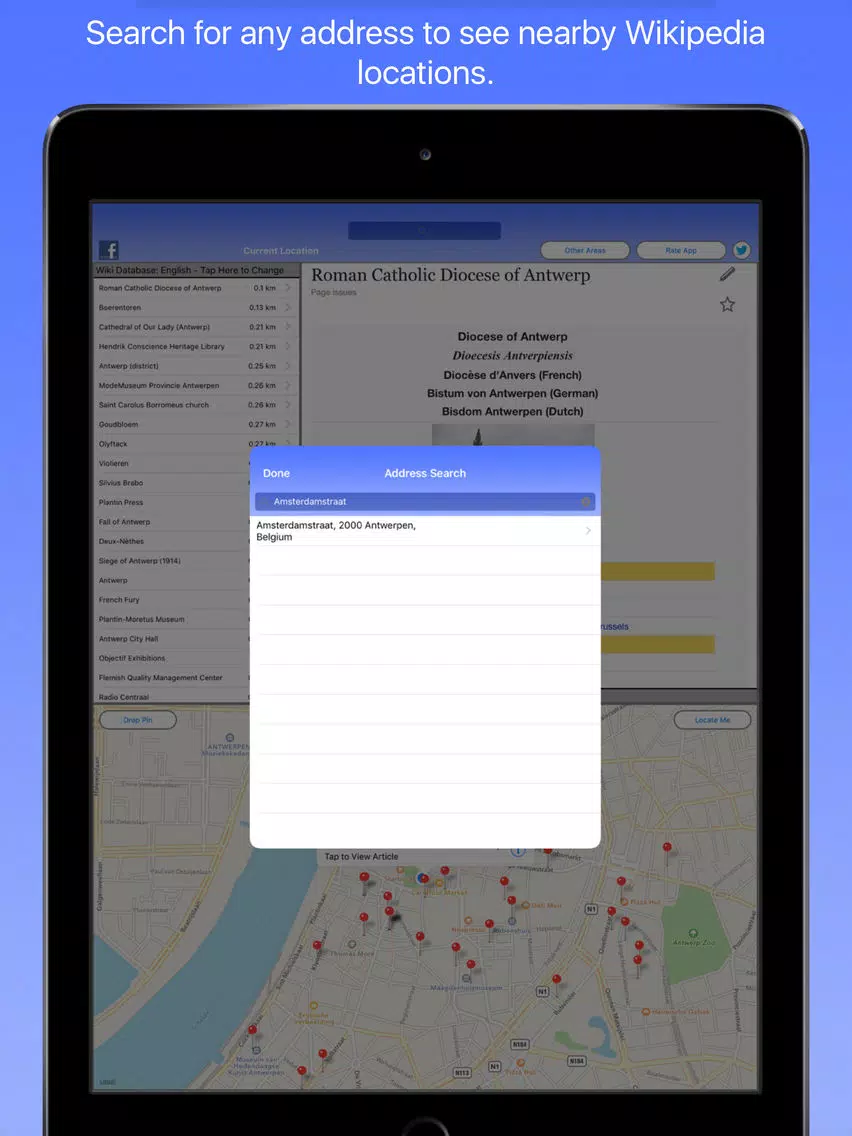 Antwerp Wiki Guide iPad Screenshots